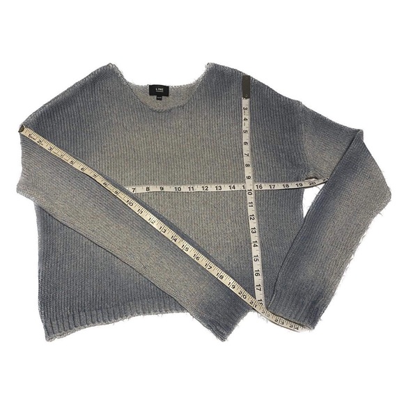 LINE Mock Neck 2 tones Crop Sweater NWOT - Picture 4 of 4